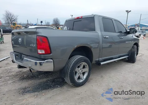 2012 Ram 1500 Slt из США, поврежденный, VIN 1C6RD7LT4CS225032